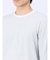 ジャガード バーズアイ クルーネック長袖Tシャツ