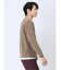 さまになる フェイクレイヤード キーネック長袖Tシャツ
