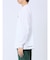 【WEB限定】ミンズクローゼット/mihns closet モノトーンプリント クルー長袖Tシャツ