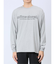 【WEB限定】ミンズクローゼット/mihns closet モノトーンプリント クルー長袖Tシャツ