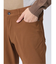 クロスストレッチ+ウォーム スリムパンツ こげ茶
