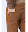 クロスストレッチ+ウォーム スリムパンツ こげ茶