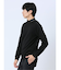ダンボールニット モックネック長袖Tシャツ