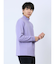 ダンボールニット モックネック長袖Tシャツ