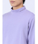 ダンボールニット モックネック長袖Tシャツ