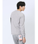 カシミアタッチ パネルクルーニット&長袖Tシャツ アンサンブル