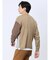 カシミアタッチ パネルクルーニット&長袖Tシャツ アンサンブル