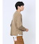 カシミアタッチ パネルクルーニット&長袖Tシャツ アンサンブル