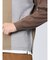 カシミアタッチ パネルクルーニット&長袖Tシャツ アンサンブル