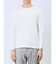 カシミアタッチ パネルクルーニット&長袖Tシャツ アンサンブル