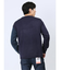 カシミアタッチ パネルクルーニット&長袖Tシャツ アンサンブル