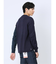 カシミアタッチ パネルクルーニット&長袖Tシャツ アンサンブル