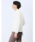 ワッフル裏起毛 フェイクVネック長袖Tシャツ