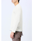 ワッフル裏起毛 フェイクVネック長袖Tシャツ