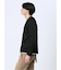 ワッフル裏起毛 フェイクVネック長袖Tシャツ