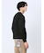 ワッフル裏起毛 フェイクVネック長袖Tシャツ