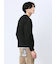 ワッフル裏起毛 フェイクVネック長袖Tシャツ