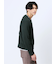 ワッフル裏起毛 フェイクVネック長袖Tシャツ