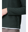 ワッフル裏起毛 フェイクVネック長袖Tシャツ