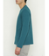 ふくれジャガード ケーブル柄 Vネック長袖Ｔシャツ