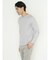 パールワッフル裏使い クルーネック長袖Ｔシャツ