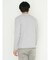 パールワッフル裏使い クルーネック長袖Ｔシャツ