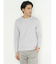 パールワッフル裏使い クルーネック長袖Ｔシャツ