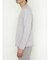 パールワッフル裏使い クルーネック長袖Ｔシャツ