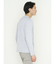 パールワッフル裏使い クルーネック長袖Ｔシャツ