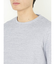 パールワッフル裏使い クルーネック長袖Ｔシャツ