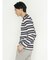 ポップコーンボーダー クルーネック長袖Tシャツ