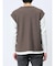 さまになる フェイクレイヤード クルーネック長袖Tシャツ