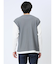 さまになる フェイクレイヤード クルーネック長袖Tシャツ