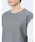 さまになる フェイクレイヤード クルーネック長袖Tシャツ