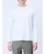 【DRESS T-SHIRT】綿ストレッチ クルーネック長袖Tシャツ