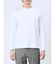 【DRESS T-SHIRT】綿ストレッチ クルーネック長袖Tシャツ
