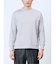 【DRESS T-SHIRT】綿ストレッチ クルーネック長袖Tシャツ