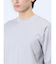 【DRESS T-SHIRT】綿ストレッチ クルーネック長袖Tシャツ