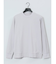【DRESS T-SHIRT】綿ストレッチ クルーネック長袖Tシャツ