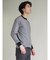 【DRESS T-SHIRT】綿ストレッチ クルーネック長袖Tシャツ