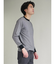 【DRESS T-SHIRT】綿ストレッチ クルーネック長袖Tシャツ