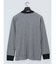 【DRESS T-SHIRT】綿ストレッチ クルーネック長袖Tシャツ