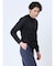【DRESS T-SHIRT】綿ストレッチ クルーネック長袖Tシャツ