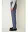 クロスストレッチ スリムフィット ノータックスラックス カルゼ青
