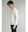 ロゴ切替 クルーネック長袖Tシャツ