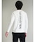 ロゴ切替 クルーネック長袖Tシャツ