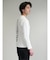 ロゴ切替 クルーネック長袖Tシャツ