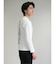 ロゴ切替 クルーネック長袖Tシャツ