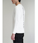 ロゴ切替 クルーネック長袖Tシャツ