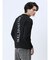ロゴ切替 クルーネック長袖Tシャツ